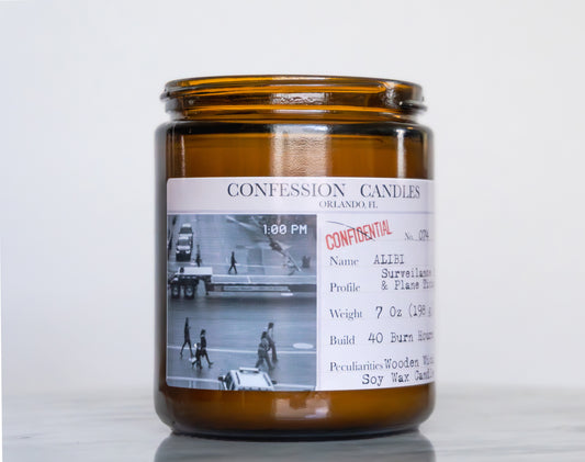 Alibi Candle Jar