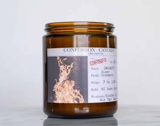 Insanity Candle Jar
