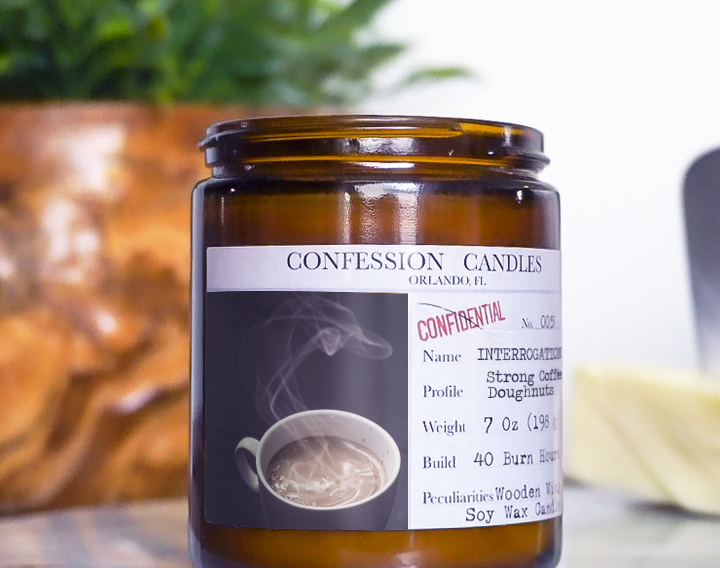 Interrogation Candle Jar